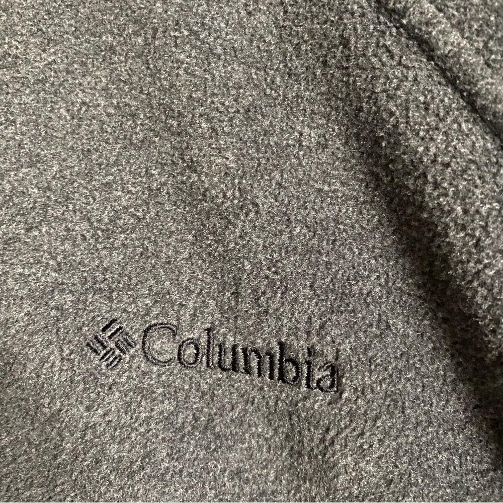 Columbia Charcoal Zip-Up Fleece Jacket - Picture 2 of 5